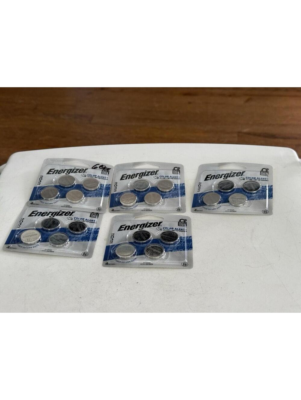 Energizer CR2032 Lithium Batteries - 4 Count , 5 Packs